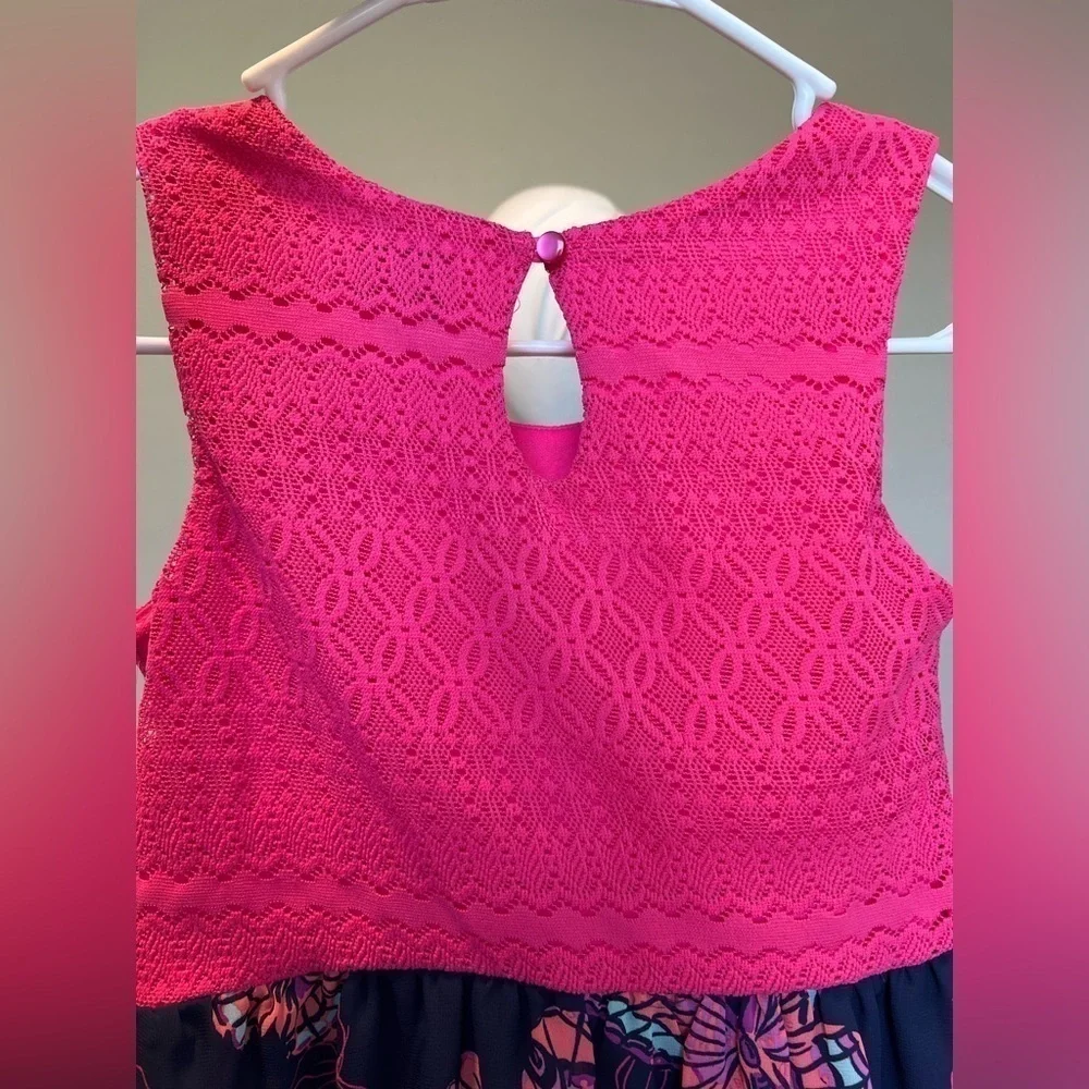Pink & Violet Girl Dress